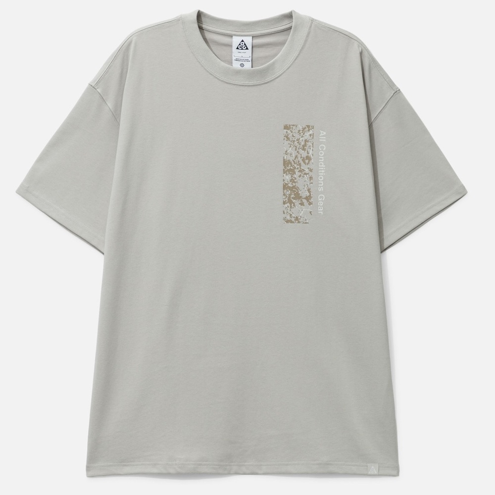 Nike All‎ Conditions Gear Death Valley Men's Graphic Short Sleeve Tee Gray, Sz M